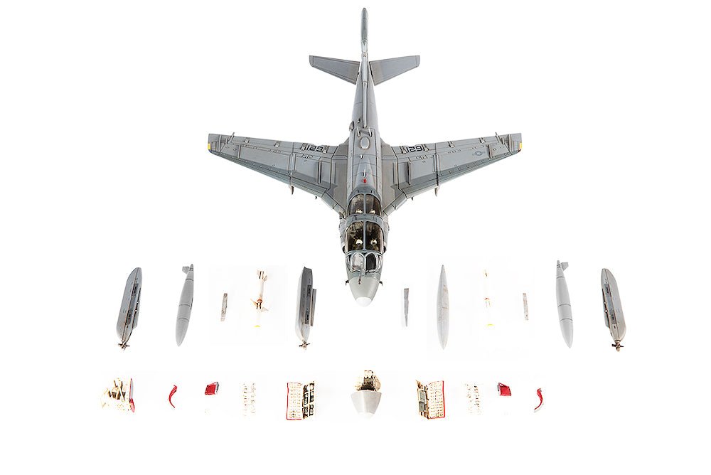 Grumman EA-6B Prowler Attack Aircraft "VAQ-141 Shadowhawks Desert Storm" (1991) United States Navy 1/72 Diecast Model by JC Wings-JC Wings-ModelCars.com