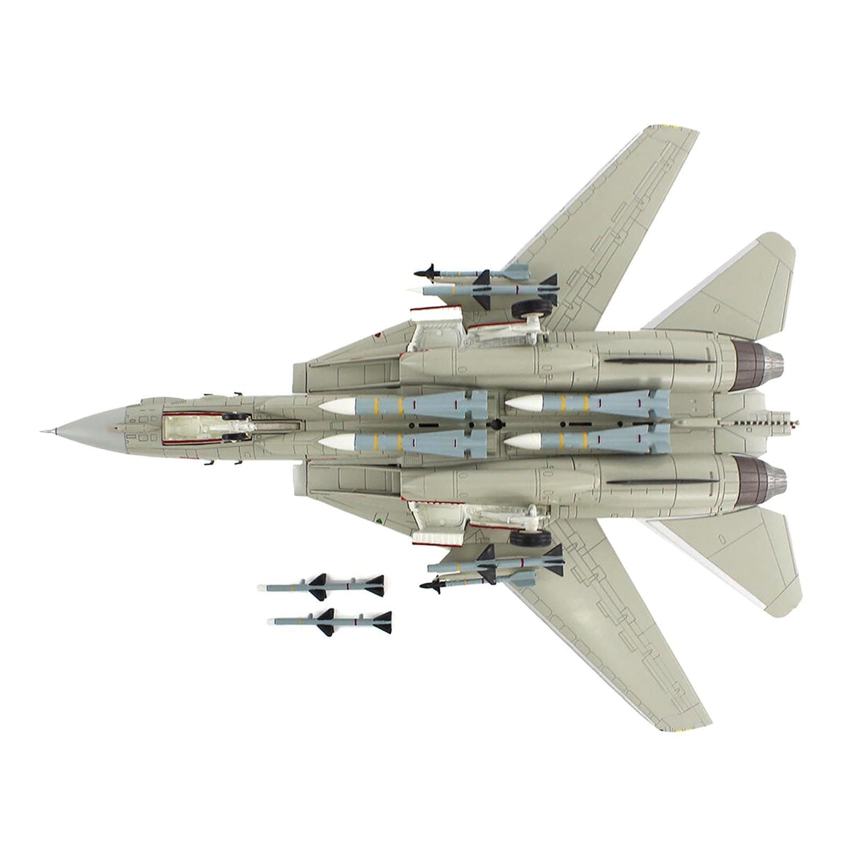 Grumman F-14A Tomcat Fighter Aircraft "Bandit Rogue Nation" United States Navy "Air Power Series" 1/72 Diecast Model by Hobby Master-Hobby Master-ModelCars.com