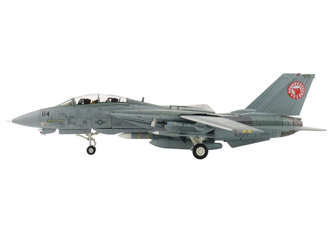 Grumman F-14A Tomcat Fighter Aircraft "VF-1 (with Optional Decals)" United States Navy "Air Power Series" 1/72 Diecast Model by Hobby Master-Hobby Master-ModelCars.com