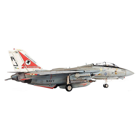 Grumman F-14A Tomcat Fighter Aircraft "VF-14 Tophatters USS Theodore Roosevelt 80th Anniversary Edition" (1999) United States Navy 1/72 Diecast Model by JC Wings-JC Wings-ModelCars.com