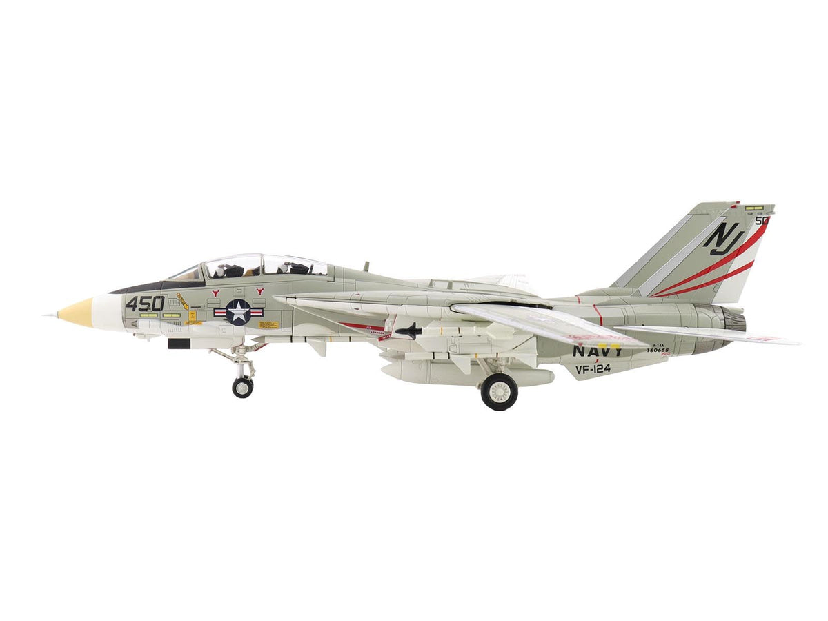 Grumman F-14A Tomcat Fighter Aircraft "VFA-124 Gunfighters" (1978) United States Navy "Air Power Series" 1/72 Diecast Model by Hobby Master-Hobby Master-ModelCars.com