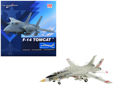 Grumman F-14A Tomcat Fighter Aircraft "VFA-124 Gunfighters" (1978) United States Navy "Air Power Series" 1/72 Diecast Model by Hobby Master-Hobby Master-ModelCars.com