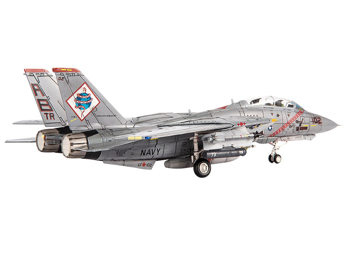 Grumman F-14B Tomcat Fighter Aircraft "VF-102 Diamondbacks Operation Enduring Freedom" (2001) United States Navy 1/72 Diecast Model by JC Wings-JC Wings-ModelCars.com