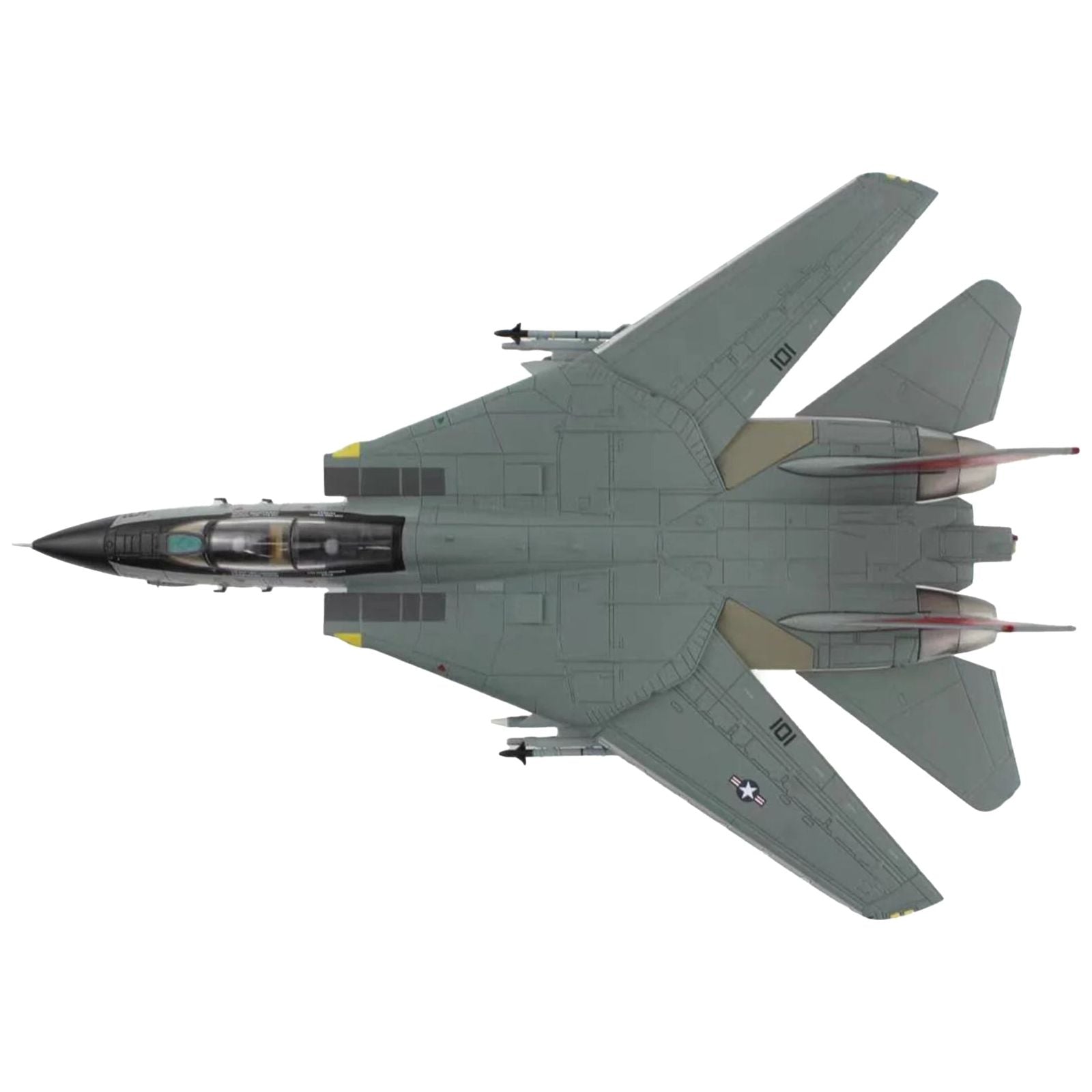 Grumman F - 14D Tomcat Fighter Aircraft "VF - 31 Tomcatters The Last Tomcat Cruise" (2006) United States Navy "Air Power Series" 1/72 Diecast Model by Hobby Master - Hobby Master - ModelCars.com