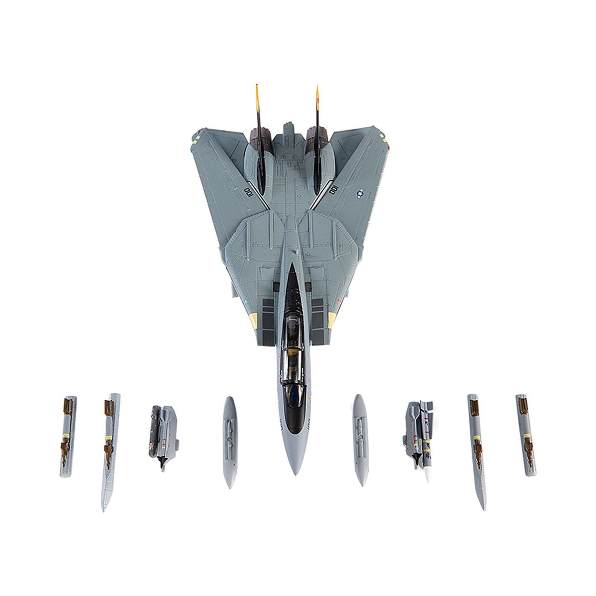 Grumman F-14D Tomcat Fighter Aircraft "VF-31 Tomcatters USS Theodore Roosevelt The Last Flight" (2006) United States Navy 1/144 Diecast Model by JC Wings-JC Wings-ModelCars.com