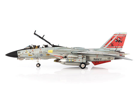 Grumman F-14D Tomcat Fighter Aircraft "VF-31 Tomcatters USS Theodore Roosevelt The Last Flight" (2006) United States Navy 1/72 Diecast Model by JC Wings-JC Wings-ModelCars.com