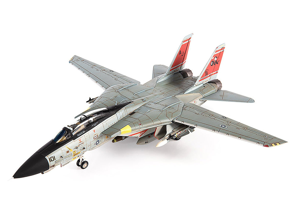 Grumman F-14D Tomcat Fighter Aircraft "VF-31 Tomcatters USS Theodore Roosevelt The Last Flight" (2006) United States Navy 1/72 Diecast Model by JC Wings-JC Wings-ModelCars.com
