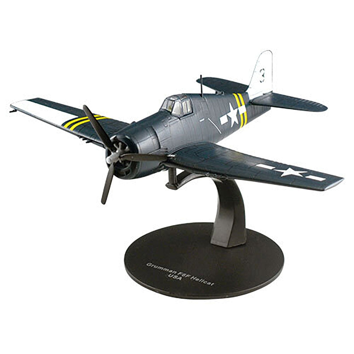 Grumman F6F Hellcat Fighter Aircraft "United States Navy" 1/72 Diecast Model by DeAgostini-DeAgostini-ModelCars.com