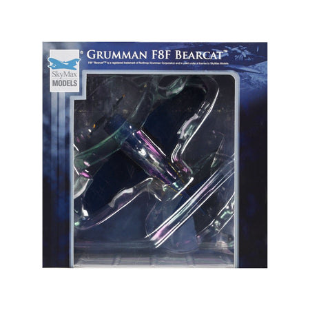 Grumman F8F Bearcat Fighter Aircraft "Blue Angels (#1-5 decals)" (1946) United States Navy "SkyMax Models" Series 1/72 Diecast Model by Hobby Master-Hobby Master-ModelCars.com
