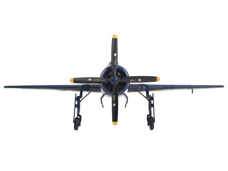 Grumman F8F Bearcat Fighter Aircraft "Blue Angels (#1-5 decals)" (1946) United States Navy "SkyMax Models" Series 1/72 Diecast Model by Hobby Master-Hobby Master-ModelCars.com