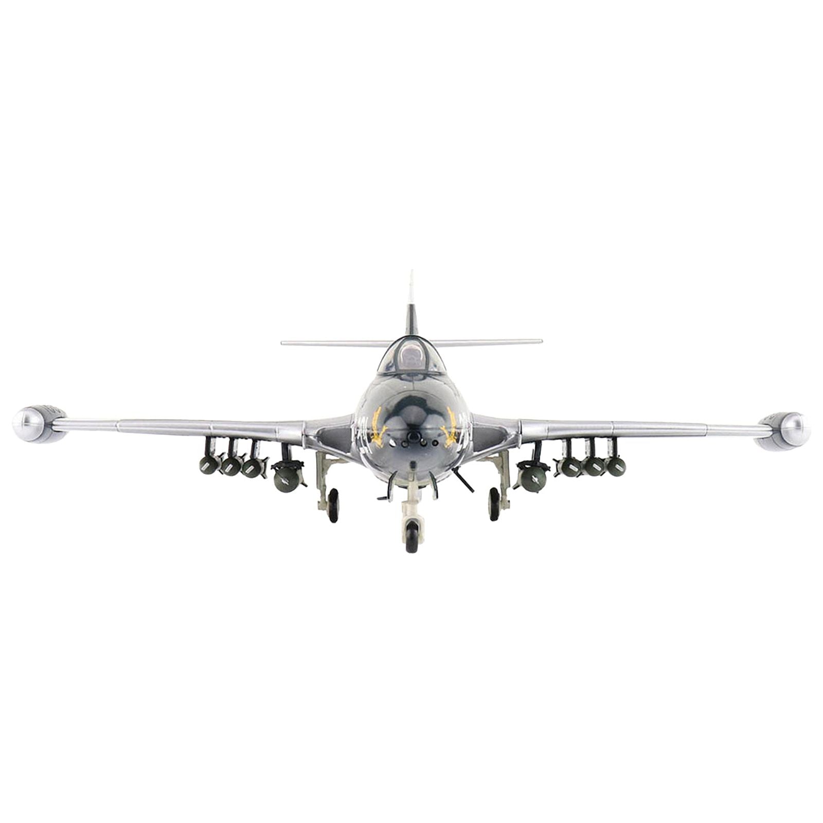 Grumman F9F - 5 Panther Aircraft "VF - 192 Golden Dragon USS Oriskany" United States Navy "Air Power Series" 1/48 Diecast Model by Hobby Master - Hobby Master - ModelCars.com