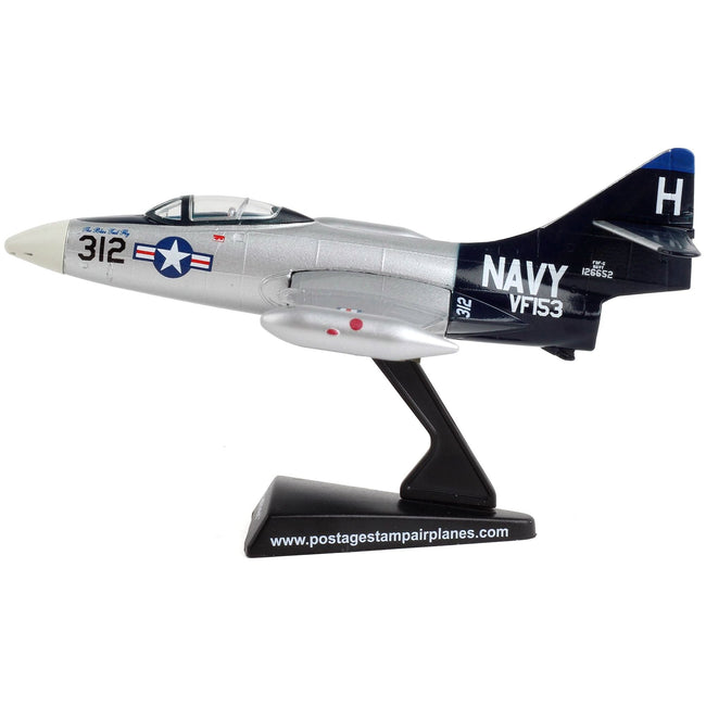 Grumman F9F/F - 9 Panther/Cougar Aircraft "Blue - Tail Fly" United States Navy 1/100 Diecast Model Airplane by Postage Stamp - Postage Stamp - ModelCars.com