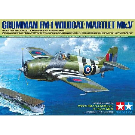 Grumman FM-1 Wildcat/Martlet Mk.V 1-48-Tamiya-ModelCars.com