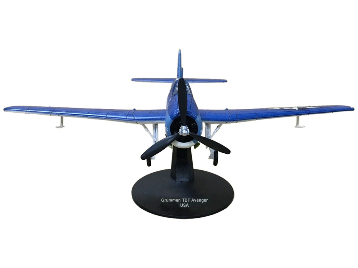 Grumman TBF Avenger Bomber Aircraft "White 95 USS Hornet" (1944) United States Navy 1/72 Diecast Model by Militaria Die Cast-Militaria Die Cast-ModelCars.com