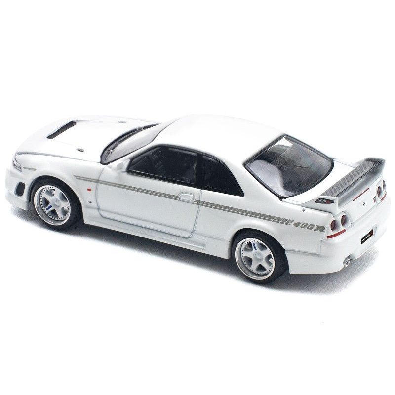 GTR Nismo 400R RHD (Right Hand Drive) White 1/64 Diecast Model Car by Pop Race - Pop Race - ModelCars.com
