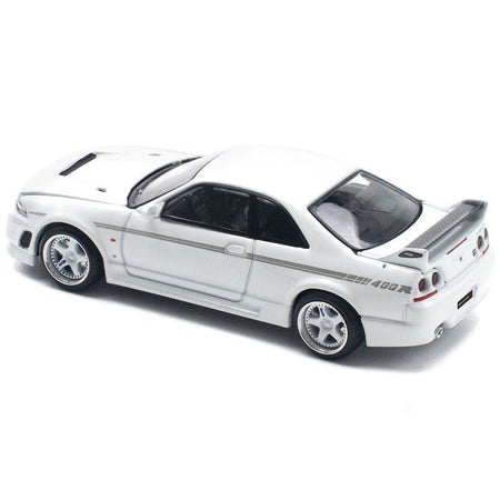 GTR Nismo 400R RHD (Right Hand Drive) White 1/64 Diecast Model Car by Pop Race - Pop Race - ModelCars.com