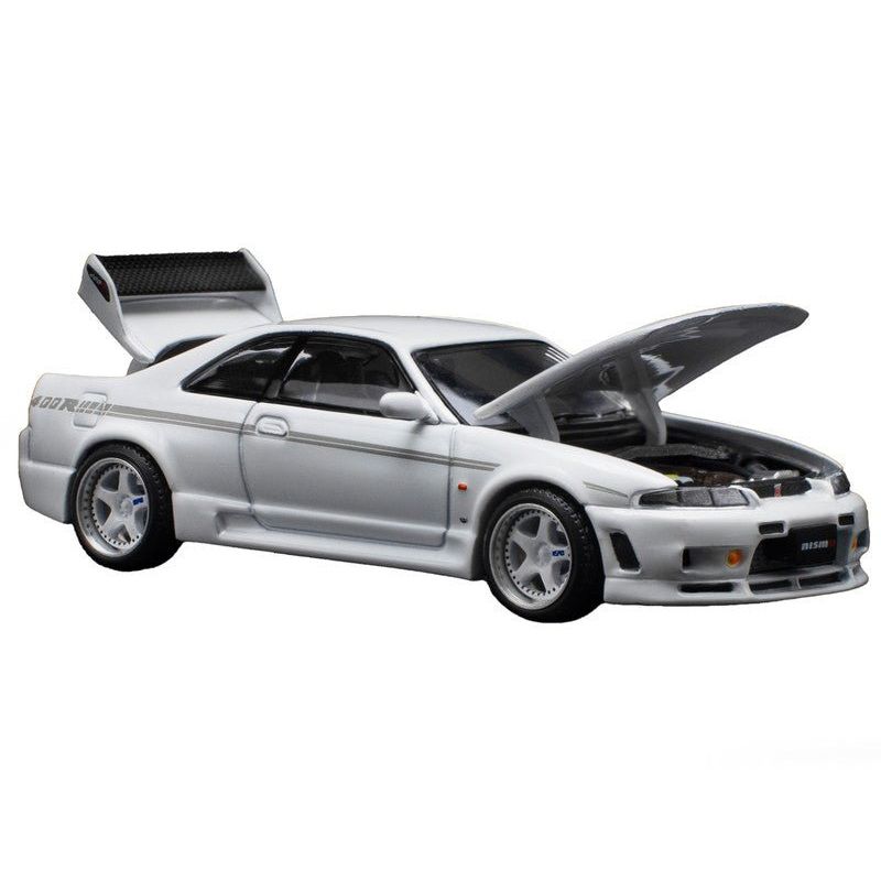 GTR Nismo 400R RHD (Right Hand Drive) White 1/64 Diecast Model Car by Pop Race - Pop Race - ModelCars.com
