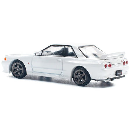 GTR R32 RHD (Right Hand Drive) Crystal White 1/64 Diecast Model Car by Pop Race-Pop Race-ModelCars.com