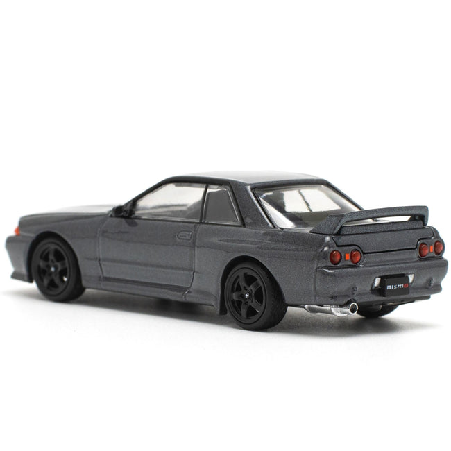 GTR R32 RHD (Right Hand Drive) Gun Gray Metallic 1/64 Diecast Model Car by Pop Race - Pop Race - ModelCars.com