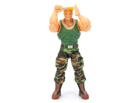 Guile 6" Moveable Figure with Accessories and Alternate Head and Hands "Ultra Street Fighter II: The Final Challengers" (2017) Video Game Model by Jada-Jada-ModelCars.com