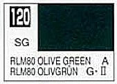 SEMI GLS RLM80 OLIVE GRN      