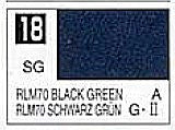 SEMI GLS RLM70 BLACK GRN      