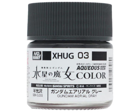 MR. HOBBY PAINTS AND TOOLS GUNDAM AERIAL GRAY GSI AQUEOUS
This product was added to our catalog on March 4, 2024