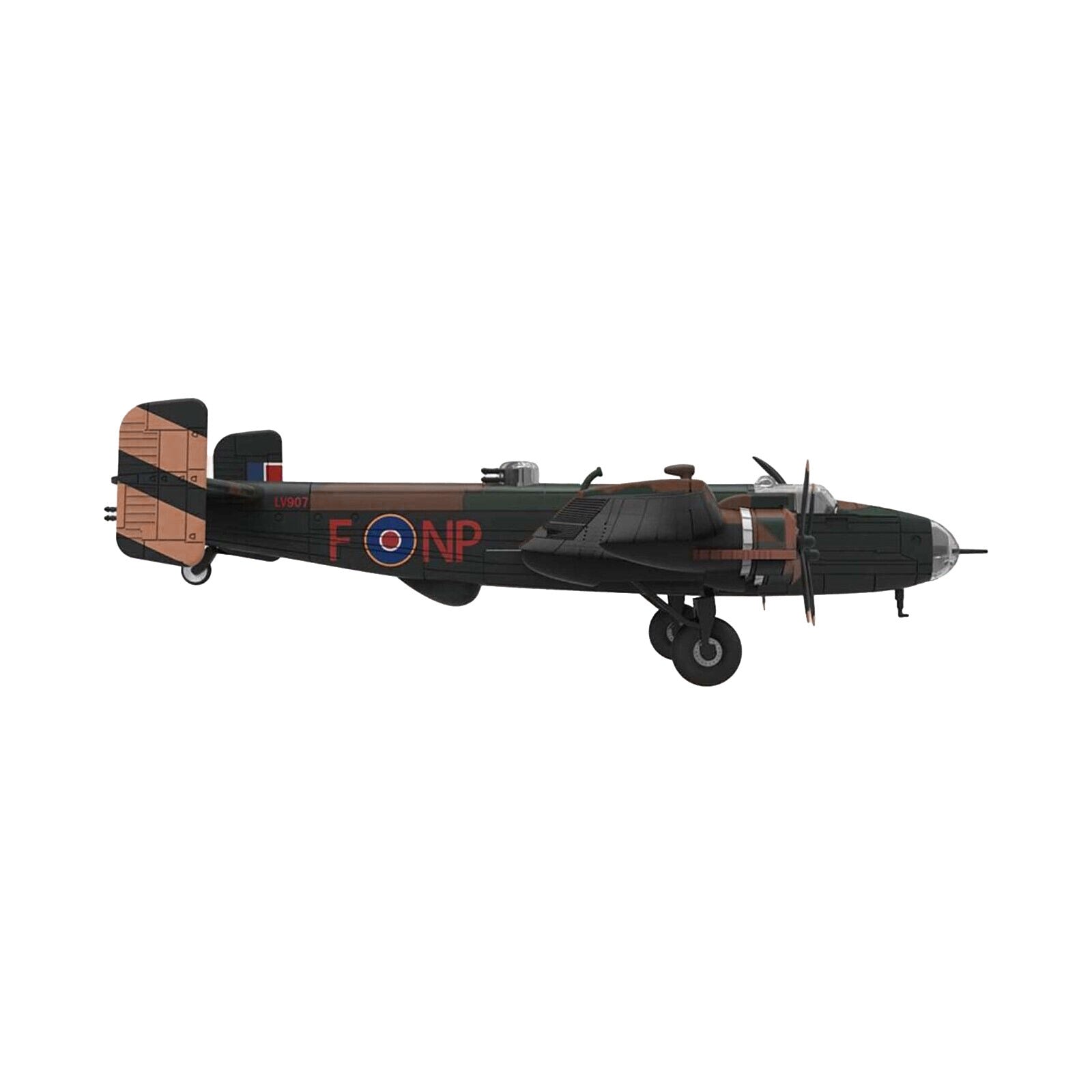 Handley Page Halifax B.MK III Bomber Aircraft "No. 158 Squadron RAF Lissett Yorkshire" Royal Air Force (1944) "Planes of World War II" Series 1/144 Diecast Model Airplane by Luppa - Luppa - ModelCars.com