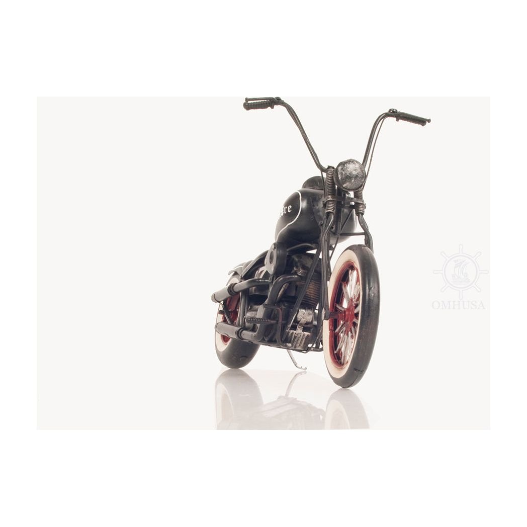 Hardcore 67 Chopper Motorcycle Metal Handmade - Old Modern - ModelCars.com