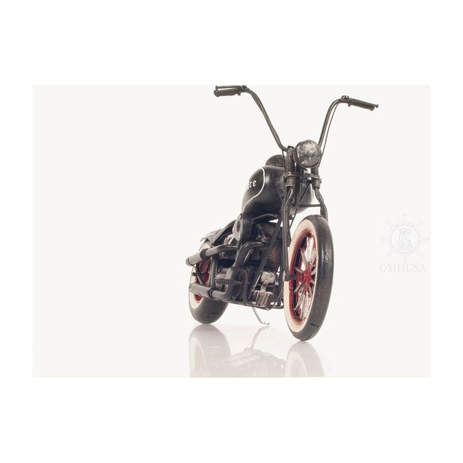 Hardcore 67 Chopper Motorcycle Metal Handmade - Old Modern - ModelCars.com