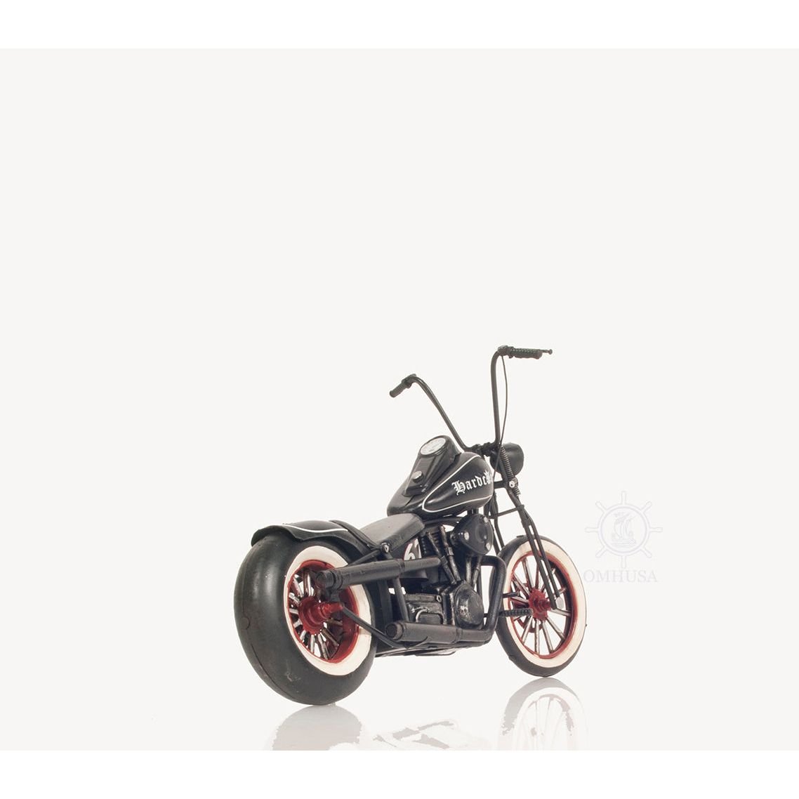 Hardcore 67 Chopper Motorcycle Metal Handmade - Old Modern - ModelCars.com