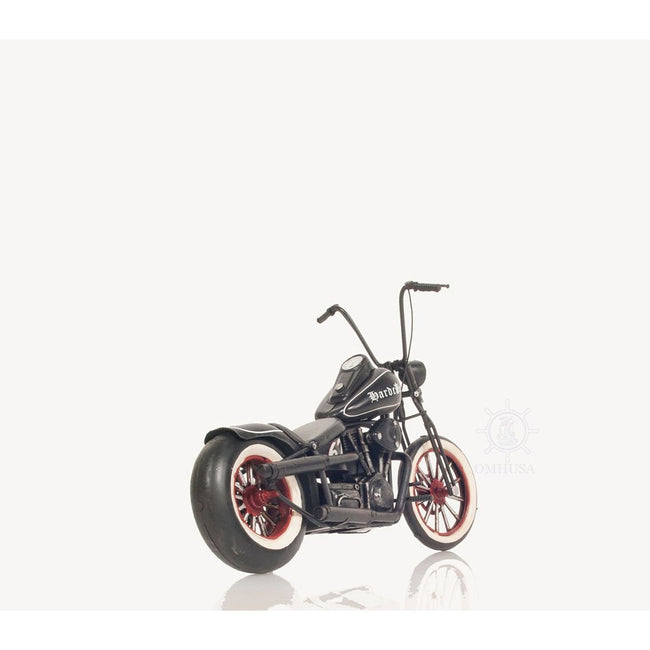 Hardcore 67 Chopper Motorcycle Metal Handmade - Old Modern - ModelCars.com