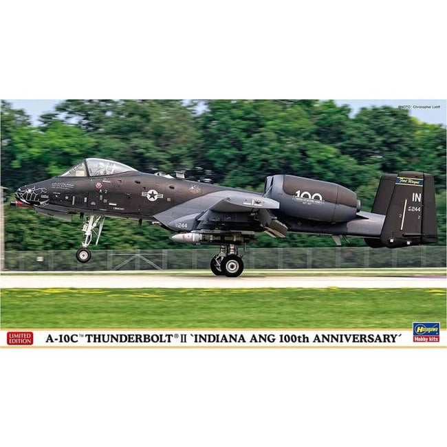 Hasegawa 1/72 A-10C Thunderbolt II Indiana ANG 100th Anniversary Limited Edition Plastic Model Kit-Hasegawa-ModelCars.com