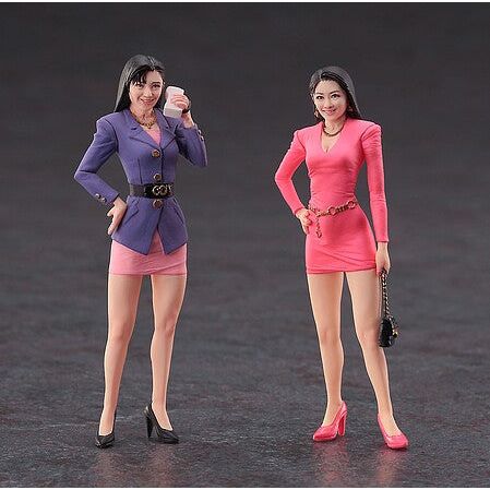 Hasegawa 80'S BUBBLY GIRL FIGURES-Hasegawa-ModelCars.com