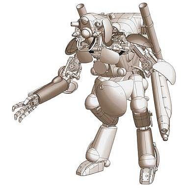 Hasegawa Humanoid Unmanned Interceptor Grober Hund-Hasegawa-ModelCars.com