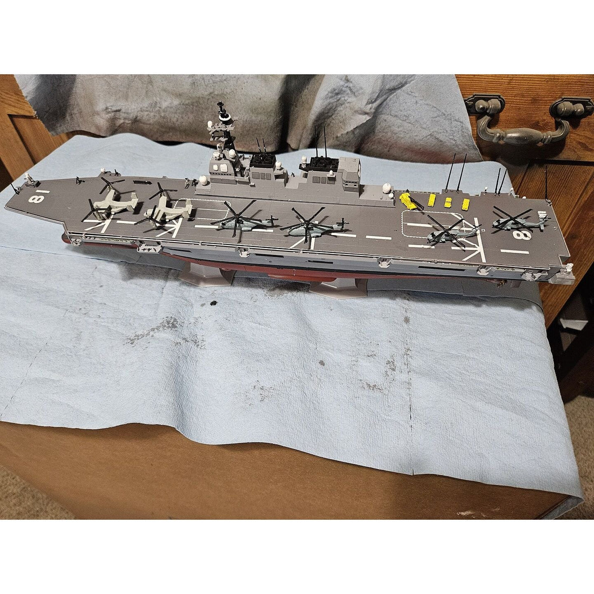 Hasegawa JMSDF DDH Hyuga Helicopter Destroyer-Hasegawa-ModelCars.com