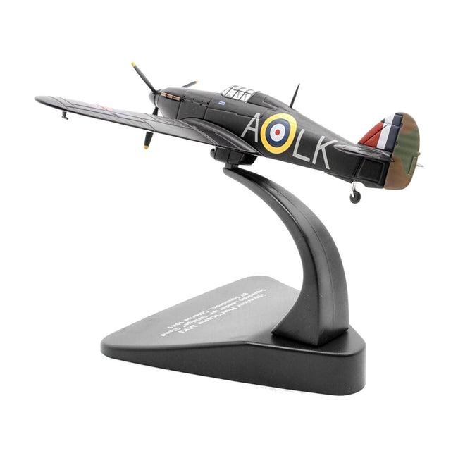 Hawker Hurricane MK I Fighter Plane Squadron Leader Ian "Widge" Gleed 87 Squadron. Colerne England (1941) "Oxford Aviation" Series 1/72 Diecast Model Airplane by Oxford Diecast - Oxford Diecast - ModelCars.com