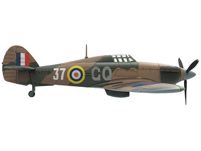 Hawker Hurricane Mk.IIB Aircraft "No. 134 Squadron 151 Wing Vaenga USSR" (1941) British Royal Air Force "Planes of World War II" Series 1/72 Diecast Model Airplane by Luppa-Luppa-ModelCars.com