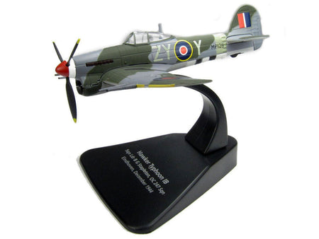 Hawker Typhoon Mk.IB Fighter-Bomber Aircraft "MP126 No.247 Squadron Gerald Stapleton RAF Eindhoven Holland" (1944) Royal Air Force "Oxford Aviation" Series 1/72 Diecast Model Airplane by Oxford Diecast-Oxford Diecast-ModelCars.com