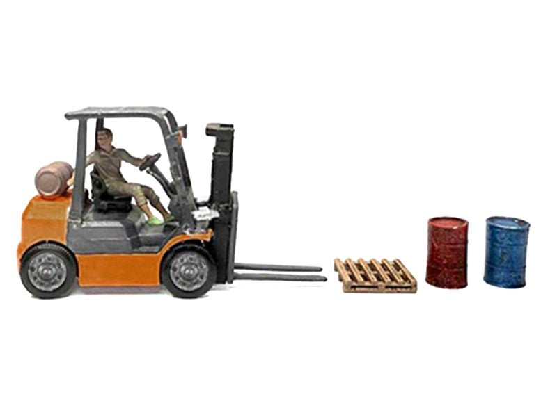 "Heavy Lifters 2" 4 piece Diecast Set Limited Edition for 1/64 Scale Models by American Diorama-American Diorama-ModelCars.com