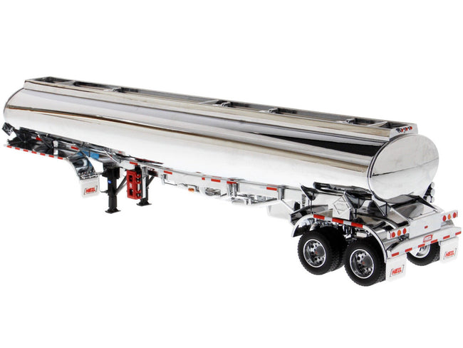 Heil Fleet Duty TM 9300/DT-C4 Petroleum Tanker Trailer Chrome "Transport Series" 1/50 Diecast Model by Diecast Masters-Diecast Masters-ModelCars.com