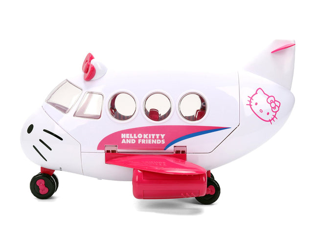 "Hello Kitty and Friends" Airplane Set with 3 Figures Model by Jada-Jada-ModelCars.com