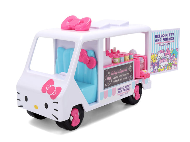 "Hello Kitty and Friends" Food Truck Set with 3 Figures Model by Jada-Jada-ModelCars.com