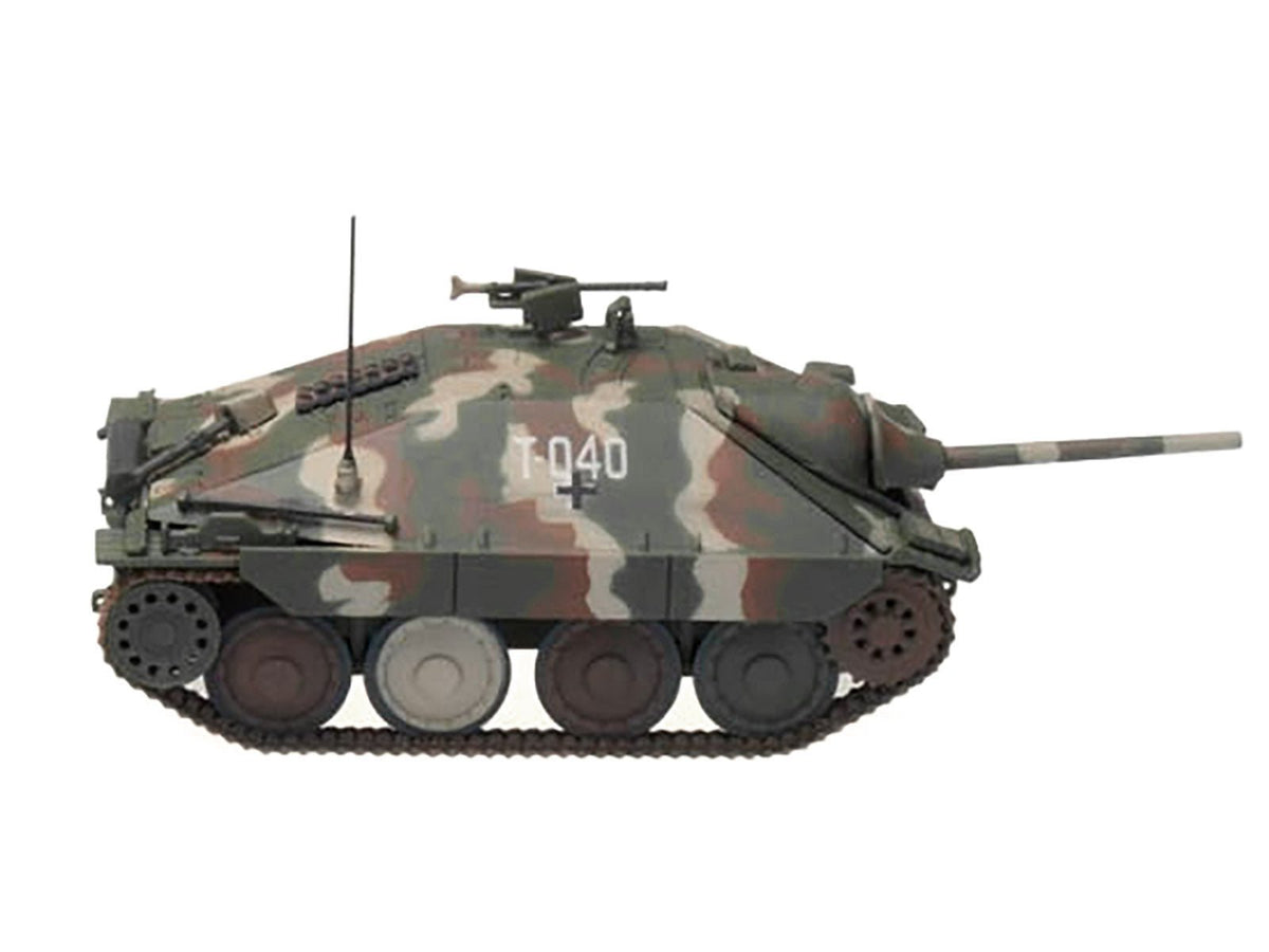Hetzer (Mid Prod) Tank Destroyer "T-040 Marika 2nd Hungarian Panzer Division Balaton" (1945) German Army 1/72 Diecast Model by Panzerstahl-Panzerstahl-ModelCars.com