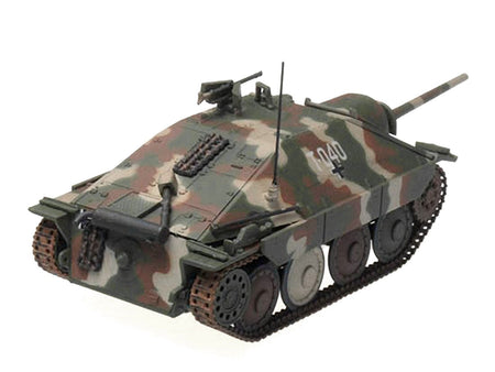 Hetzer (Mid Prod) Tank Destroyer "T-040 Marika 2nd Hungarian Panzer Division Balaton" (1945) German Army 1/72 Diecast Model by Panzerstahl-Panzerstahl-ModelCars.com