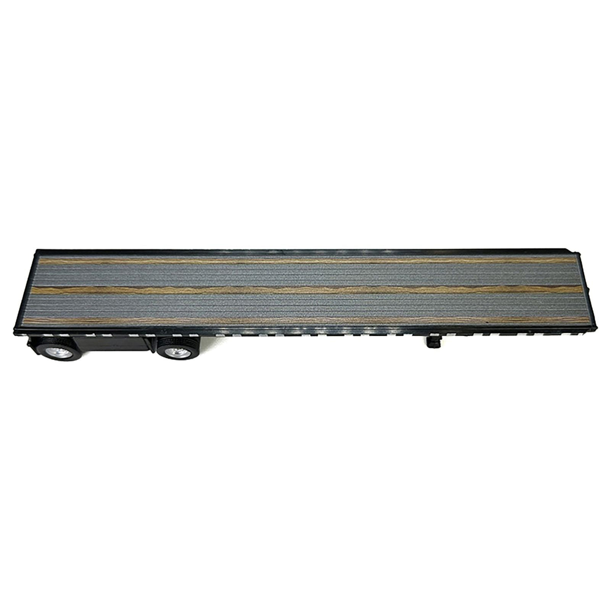 High Boy Spread Axle Flatbed Trailer Black 1/87 (HO) Plastic Model Car by HO Logistics-HO Logistics Replicas-ModelCars.com
