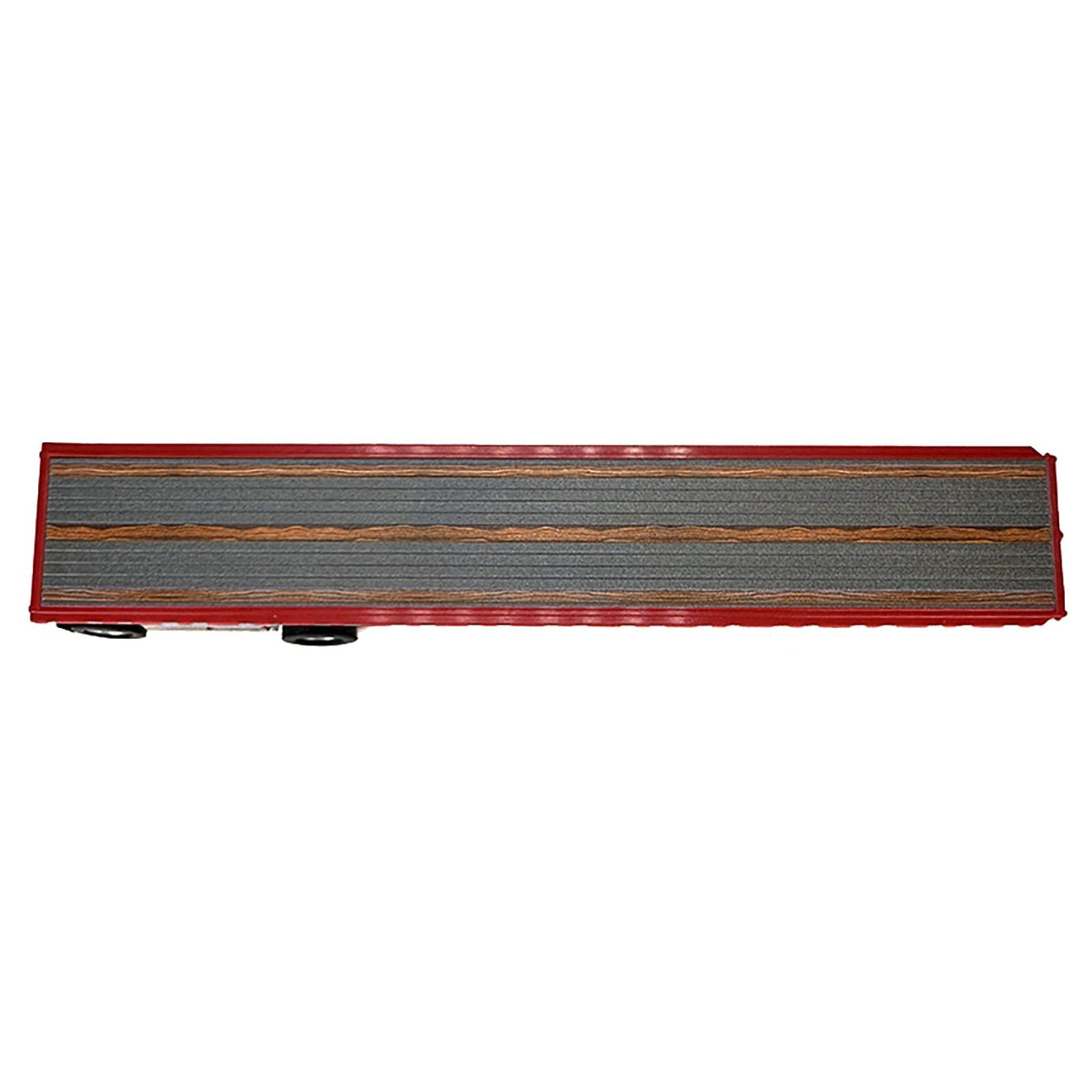 High Boy Spread Axle Flatbed Trailer Red 1/87 (HO) Plastic Model Car by HO Logistics-HO Logistics Replicas-ModelCars.com