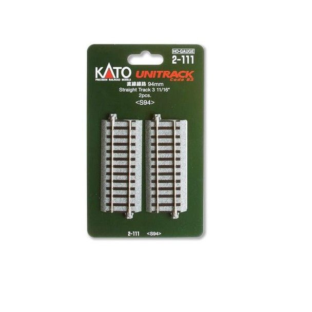 HO 94MM STRAIGHT 2/PK B20 - Kato - ModelCars.com