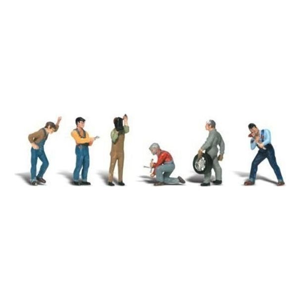 HO AUTO MECHANICS - WOODLAND SCENICS - ModelCars.com