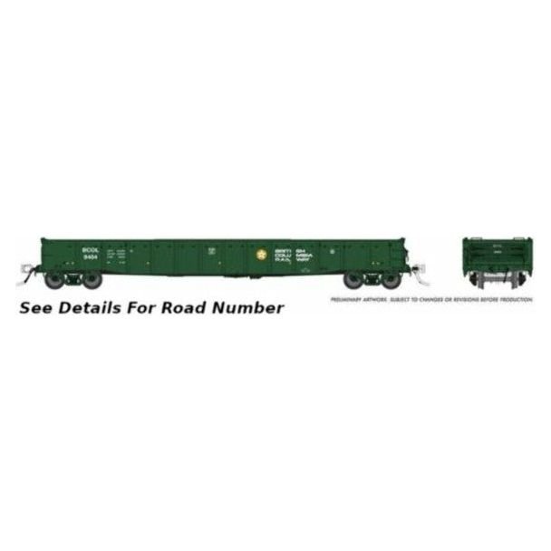 HO BC RAIL 52'6" GOND 6PK - Rapido - ModelCars.com